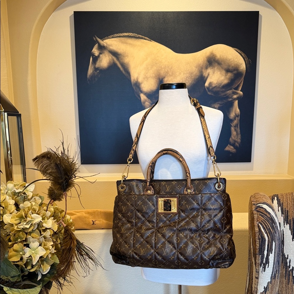 Louis Vuitton Étoile Exotique Monogram Tote Vintage Rare Pristine